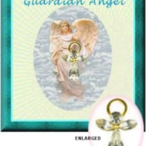 Crystal Guardian Angel Pin