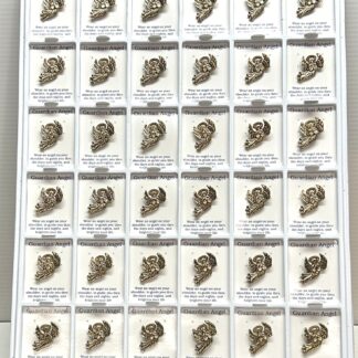 Guardian Angel Antique Gold Pin in 3 Dozen Stand-up Display
